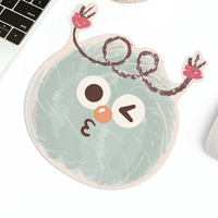 Tapis de souris Vigreat de haute qualité, personnalisé, imprimé par transfert thermique, design 3D de dessin animé, en caoutchouc naturel + tissu, avec repose-poignet, pour le jeu