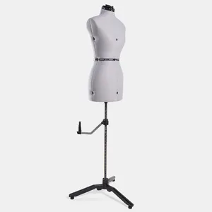 可调尺寸垂直裁缝桌时装设计师定制图案制作服装裁剪女性人体模型