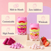 Aimo Momo Beer Dragon Fruit Puree Gebakken Gebakjes Zoete Snack 14g Rechtstreeks van de Fabriek OEM Aangepaste Merk Leverancier Groothandel