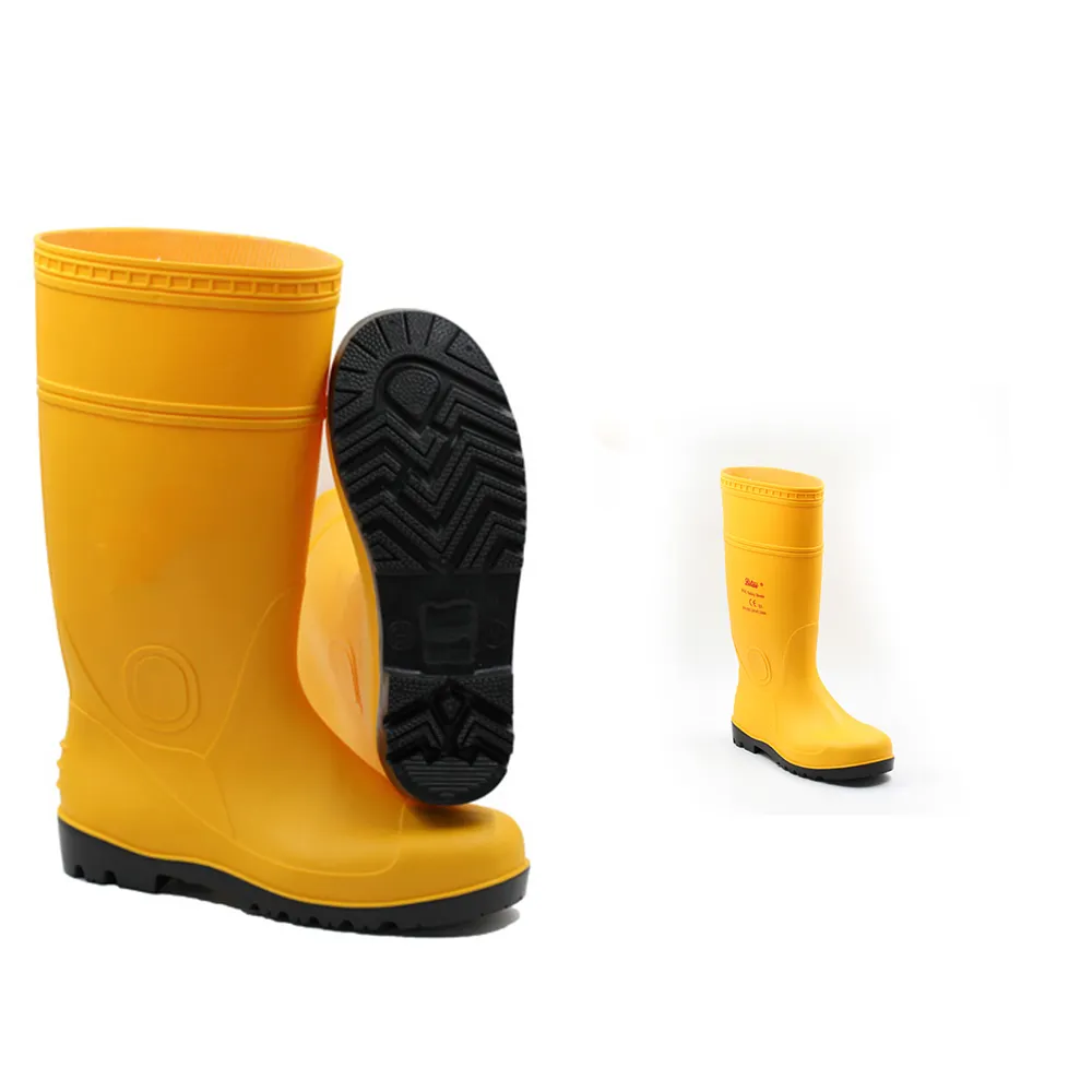 Anti-slip unisex wellington agricoltura stivali di sicurezza in gomma pvc stivali di gomma impermeabile uomo all'ingrosso