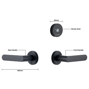 Gold Hot Sell SS304 RFID Hotel Card Door <b>Lock</b> System With Free Management Software Apartment Wooden Handle Smart J03-2 Card Unlo - Product Image 6