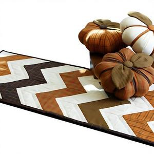 Innovation Promotion Custom Textile & Fabric Table Runner Custom Business Logo Mantel Business Gift Set - Product Image 1