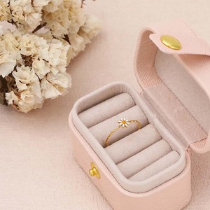 <span class=keywords><strong>Anello</strong></span> sottile con motivo in pizzo alla moda PVD placcato oro 18k in acciaio inossidabile sottile a goccia margherita <span class=keywords><strong>anello</strong></span> in rilievo donna - Product Image 6