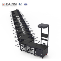GOSUNM H250068 Nuevo Sistema DWS Estático, Máquina de Escaneo de Dimensiones y Peso, Sistema Integrado de Cinta Transportadora para Clasificación Automática de Paquetes 3000