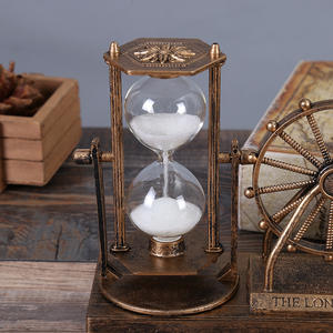 Décoration vintage créative pour étudiants - <span class=keywords><strong>Roue</strong></span> <span class=keywords><strong>de</strong></span> Ferris rétro en plastique Sablier Ornement décoratif moderne - Product Image 4