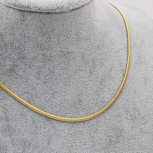 Collar de Cadena Plana de Acero Inoxidable 316L, Diseño Personalizado para Venta al Por Mayor - Product Image 4