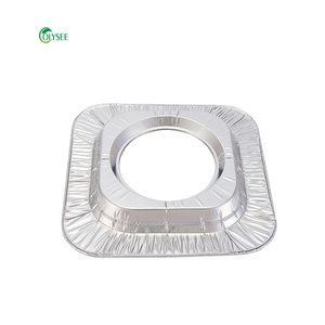 Factory <strong>Price</strong> Aluminum Foil Square Gas Oven <strong>Covers</strong> Burner Disposable Bib Liners Stove <strong>Covers</strong> - Product Image 5