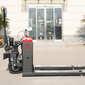 Transpaleteira Elétrica Escalonada com Capacidade de 2000kg, Impressora de Etiquetas Integrada para Inventário Eficiente em Uso Externo - Product Image 3