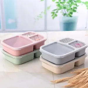 Boîte à lunch bento en carton écologique, portable, étanche, chauffable, 1000 ml, pour enfants, école, adultes, bureau - Product Image 1