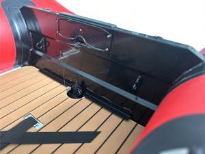 Bote Inflable Resistente Reachsea <span class=keywords><strong>de</strong></span> PVC y Aluminio con Cubierta <span class=keywords><strong>de</strong></span> EVA para <span class=keywords><strong>6</strong></span> Personas, 3.8m, Color Rojo, Ideal con Motor para Mayor Seguridad - Product Image 6