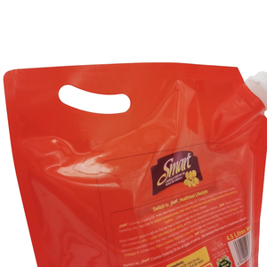 Chất Lượng Cao Đứng Lên Dầu Ăn Pouch Biểu Tượng Tùy Chỉnh Cấp Thực Phẩm Nhựa Spout Nước Pouch - Product Image 5