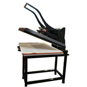 Venta al por mayor Shenghua Prensa Manual Máquinas de prensado en caliente Multi-Tamaño 100x80 100x60cm para camiseta Placa neumática semiautomática - Product Image 1