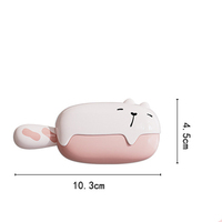 Rouleau anti-peluches mignon en forme d'ours avec grattoir métallique, lavable et réutilisable, pour vêtements, meubles et poils d'animaux, portable, indispensable en voyage