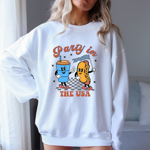 Autocollants de transfert de logo pour tissu personnalisé rétro 4 juillet clair Film DTF impression jour de l'indépendance américaine maman bébé presse à chaud - Product Image 4