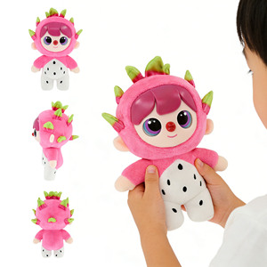 Peluche personnalisée Dragon Fruit avec visage en vinyle souple, jouet en peluche pour boîte mystère tendance, cadeaux pour enfants - Product Image 4