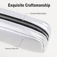 Pochette zippée imperméable et résistante aux flammes, sac de rangement organisé à 3 couches pour appareils électroniques, documents et voyages