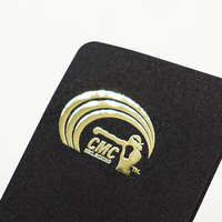 Autocollants personnalisés effet métal or/argent, transfert thermique, cuivre, 3D, gaufré, étiquette avec Logo, personnalisé, pour votre marque, 50 pièces