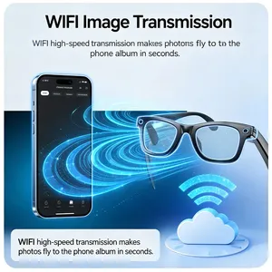 Lunettes Intelligentes M01SPro AI pour la Photographie 800W Bluetooth, Volume Réglable Coulissant, Traduction, Photographie Intelligente - Product Image 4