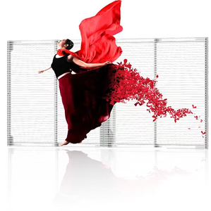 Écran LED flexible transparent IP65 pour extérieur, <span class=keywords><strong>film</strong></span> LED P3.91, affichage adhésif pour fenêtre, panneau publicitaire en verre couleur pleine pour intérieur - Product Image 2