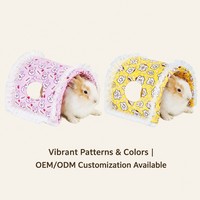 Rabbit Rabbit Hideout - Lit pour petits animaux sur le thème du sushi japonais avec tissu en coton peluche et isolation thermique