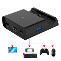 Stations de charge rapides avec convertisseur de Type C HD MI transfert TV chargeurs portables pour supports de charge de Console Nintendo Switch