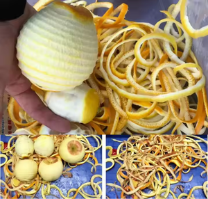 Máquina peladora de eliminación de piel de limón de acero inoxidable 304 comercial de alta calidad para pelar naranja - Product Image 3