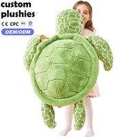 Peluche géante tortue de mer de haute qualité de 30 pouces, grande peluche tortue océanique, coussin pour cadeau de Saint-Valentin