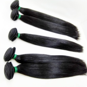 La mejor calidad 100% paquetes de trama de pelo recto natural indonesio del pelo humano de la Virgen el cabello es procesado naturalmente y con - Product Image 6