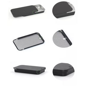 กล่องดีบุกสี่เหลี่ยมขนาดเล็ก 50*25*10 มม. สีเงิน ขาว ดำ แบบดึง-กด ฝาเลื่อน กล่องโลหะขนาดเล็ก - Product Image 5