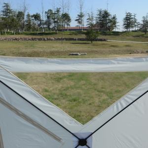 Carpa Impermeable Oxford Blanca de 4 Paneles con Diseño de <span class=keywords><strong>Ventana</strong></span>, Apertura Automática Rápida, Resistente al Viento, para Tres Estaciones - Product Image 4