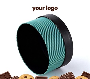Cilindro de Papel Kraft Ecológico de Grado Alimenticio, Caja de Tubo de Papel Personalizada con Estampado en Caliente para Regalos de Panadería, Galletas, Dulces, Chocolates, Embalaje de Pasteles - Product Image 2
