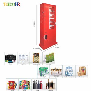 Máquinas expendedoras pequeñas que funcionan con monedas para almohadillas sanitarias 5 selecciones con frente de vidrio que aceptan pagos con monedas y tarjetas de crédito QR - Product Image 6