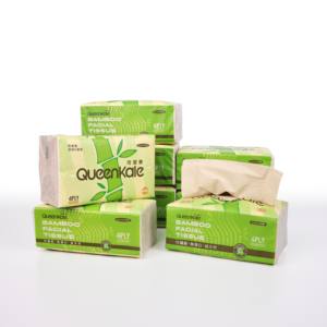 Toalla facial de pulpa de bambú 100%, suave, cómoda, biodegradable, respetuosa con el medio ambiente, en diseño de Color liso para uso doméstico - Product Image 3