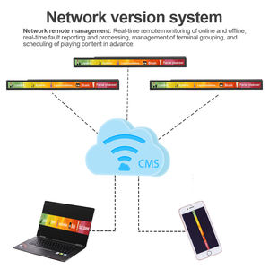 Barra estirada ultra ancha de 24 pulgadas, pantalla de publicidad, tienda minorista, barra de Android, estante, pantalla de borde, barra elástica, pantalla Lcd - Product Image 5