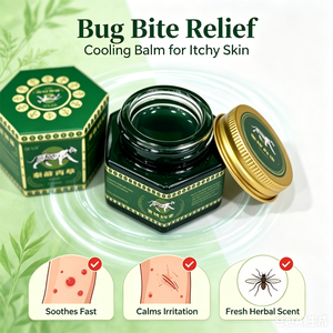 Crème d'onguent Green Tiger pour le corps, les maux de tête, les douleurs dentaires, les douleurs musculaires, les vertiges - Product Image 6