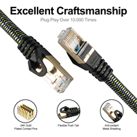 Cable Cat 6 Personalizado UTP, Cable de Red Ethernet Cat 6, Longitud de 1m 2m 3m 5m 15m 20m 25m 30m, Cables de Comunicación Cat6