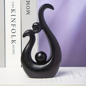 1 statua moderna astratta in resina a forma di fenice, simbolo di potenza che si rinforza dopo la morte e la risurrezione, decorazione per la casa - Product Image 1
