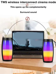 Altavoz Subwoofer Portátil Inalámbrico Recargable LED con Cambio de Color, Altavoz de Música para Exteriores con Sonido Colorido - Product Image 4