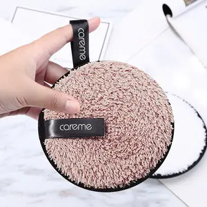 Tampon de nettoyage rond en <span class=keywords><strong>coton</strong></span> biologique, en Fiber de bambou, épais, rose, démaquillant, <span class=keywords><strong>prix</strong></span> d'usine - Product Image 5