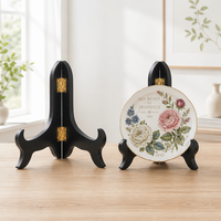 Présentoir en bois pour assiettes, support de rangement en bois de qualité supérieure pour vaisselle de restaurant, vente en gros pour fournisseurs