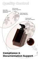 Bouteille carrée en PET ambré de 250 ml et 450 ml avec pompe à mousse en PP pour le lavage des mains, le nettoyant visage et le savon liquide, emballage cosmétique