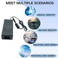 MYIXI 24v5a 20v6a 120W 100-240V Medical Dash Cam Pequeño adaptador de corriente Ac Dc 12V 10a 15v8a Fuente de alimentación