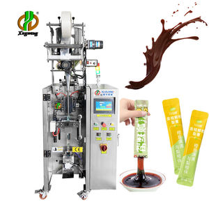 Machine d'emballage à ligne unique pour boissons liquides, machine de remplissage pour jus, miel, <span class=keywords><strong>mayonnaise</strong></span> - Product Image 1