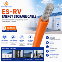 Cable de Batería de Cobre Estañado Trenzado ES-RV con Aislamiento LSZH para Sistema de Almacenamiento de Energía Solar, Inversor ESS, Sistema de Energía CC 900V