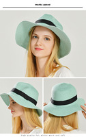 Chapeau de pêche de luxe en paille pour hommes, fait-main, unisexe, pour la plage, large bord, été, vente en gros