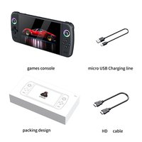 Console de Jeu SJGAM M27 7 Pouces RGB Rockchip RK3568, Console de Jeu Rétro Mini Portable, Sortie TV HD 4K pour PSP