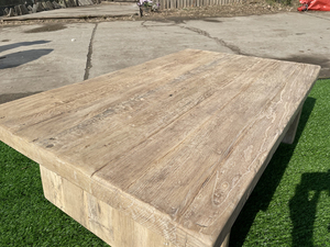 <span class=keywords><strong>Mesa</strong></span> Auxiliar <span class=keywords><strong>de</strong></span> Café <span class=keywords><strong>de</strong></span> Madera Reciclada Rústica, Decoración <span class=keywords><strong>Boho</strong></span> para el Hogar, Estilo Chino Antiguo - Product Image 4