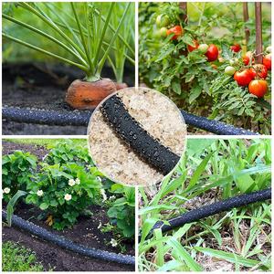 Nouveau 15m noir <span class=keywords><strong>jardin</strong></span> herbe fleurs jet d'eau <span class=keywords><strong>poreux</strong></span> Soaker <span class=keywords><strong>tuyau</strong></span> caoutchouc <span class=keywords><strong>tuyau</strong></span> pour <span class=keywords><strong>jardin</strong></span> serre plante sol et racine <span class=keywords><strong>arrosage</strong></span> - Product Image 4