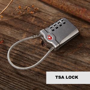 TS17098 नए डिजाइन tsa ने अनुकूलित 4 मिमी शेकल व्यास 4-डिजिटल संयोजन यात्रा लॉक सामान जिम के लिए अनुकूलित किया - Product Image 5