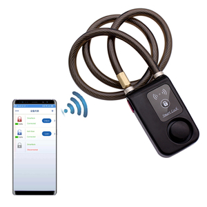 Venta al por mayor de cerraduras al aire libre batería App control bicicleta eléctrica scooter moto antirrobo alarma antirrobo cerradura sin llave - Product Image 2